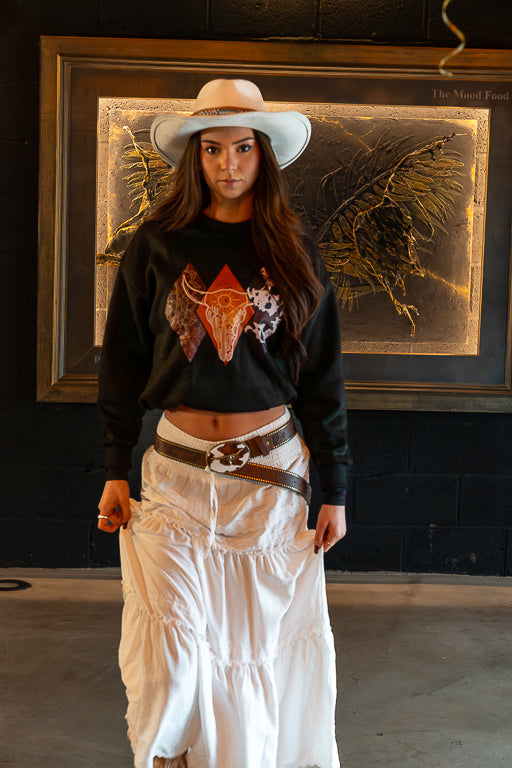 Good Intentions - White Boho Tiered Maxi Skirt