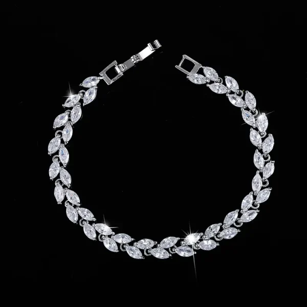 Marquise Elegance Tennis Bracelet - Image 3